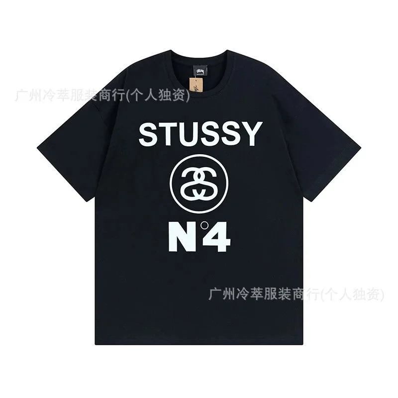 Stussy Stussy N°4 Black T-Shirt Black - 1
