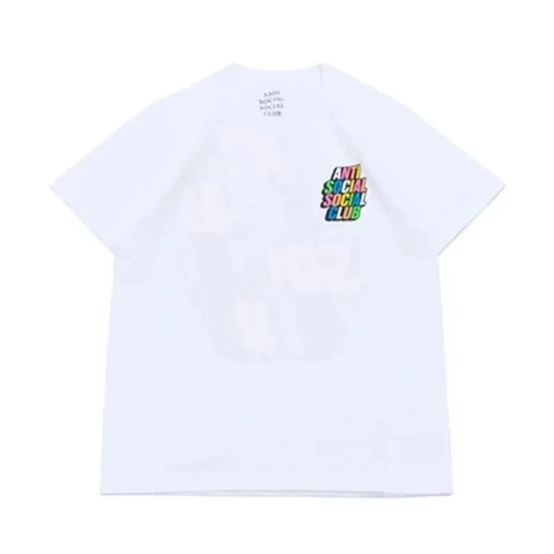 Anti Social Social Club Anti Social Social Club White 8 Box Logo T-Shirt White - 1