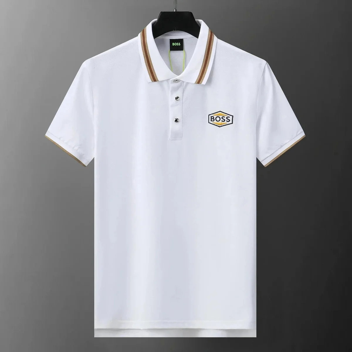 Hugo Boss Hugo Boss White Polo Shirt with Embroidered Logo White - 1