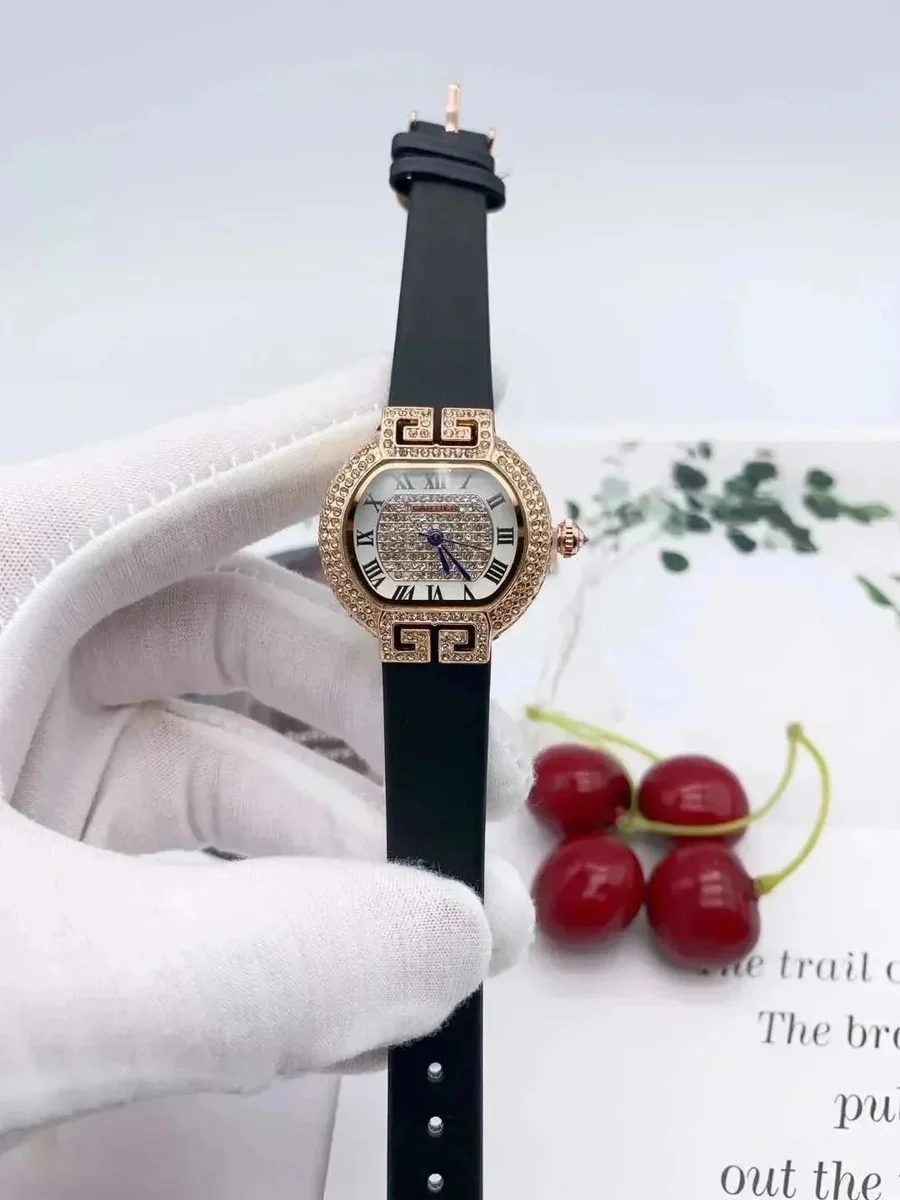 Cartier Cartier Love Gold & Black Leather Watch Black - 1