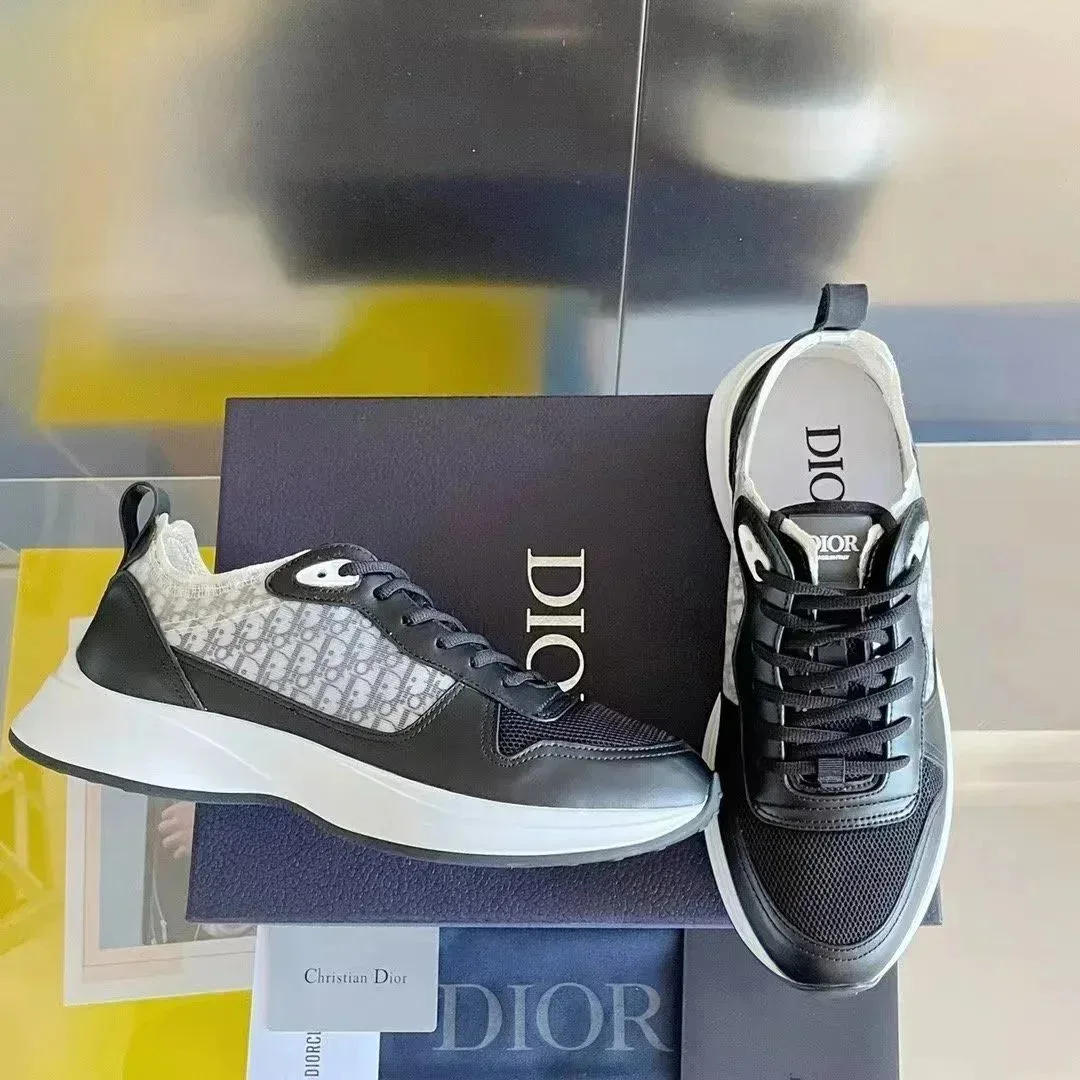 Dior Dior Book Tote Runners Black/White Sneakers Black - 1