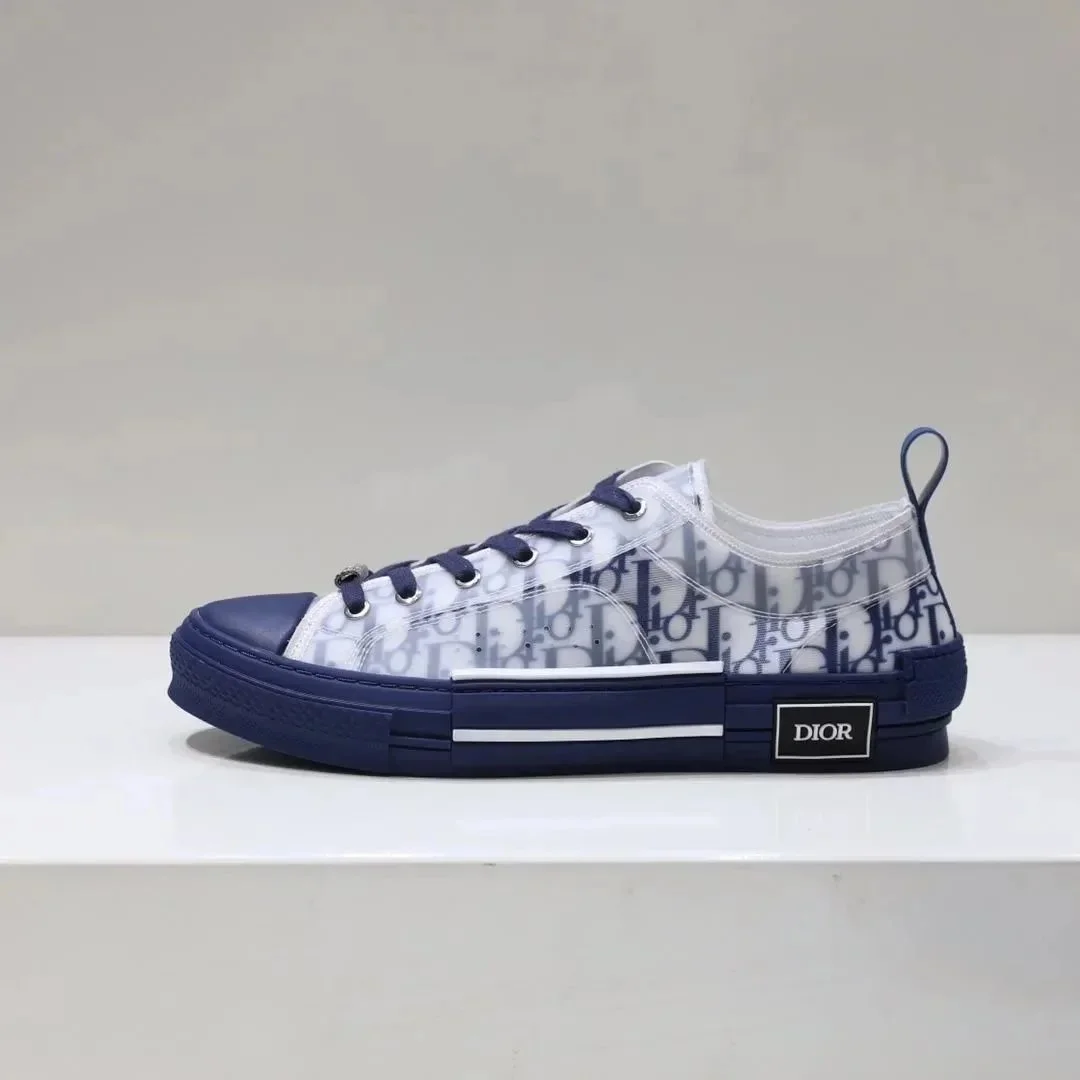 Dior Dior Book Tote BBox Blue & White Sneakers Blue - 1