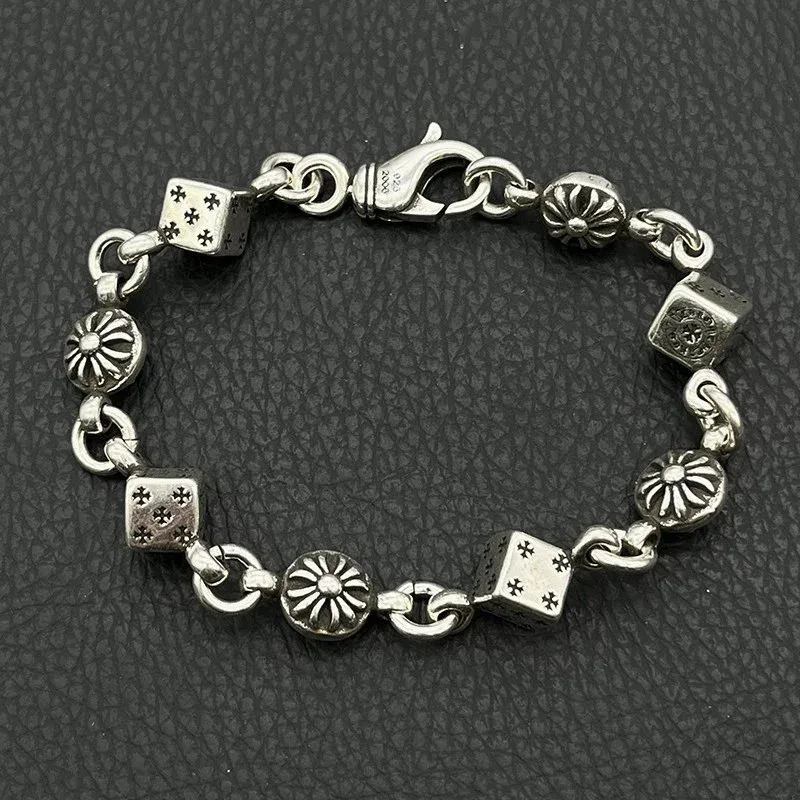 Chrome Hearts Chrome Hearts Cemetery Cross Bracelet SL05 Jewelry Silver - 1