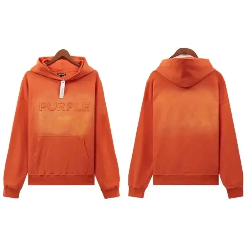 Purple Brand Purple Brand P001 Orange Gradient Hoodie Orange - 1