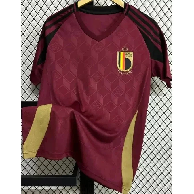 Adidas Adidas Classic Football Belgium Jersey Maroon/Gold Gold - 1