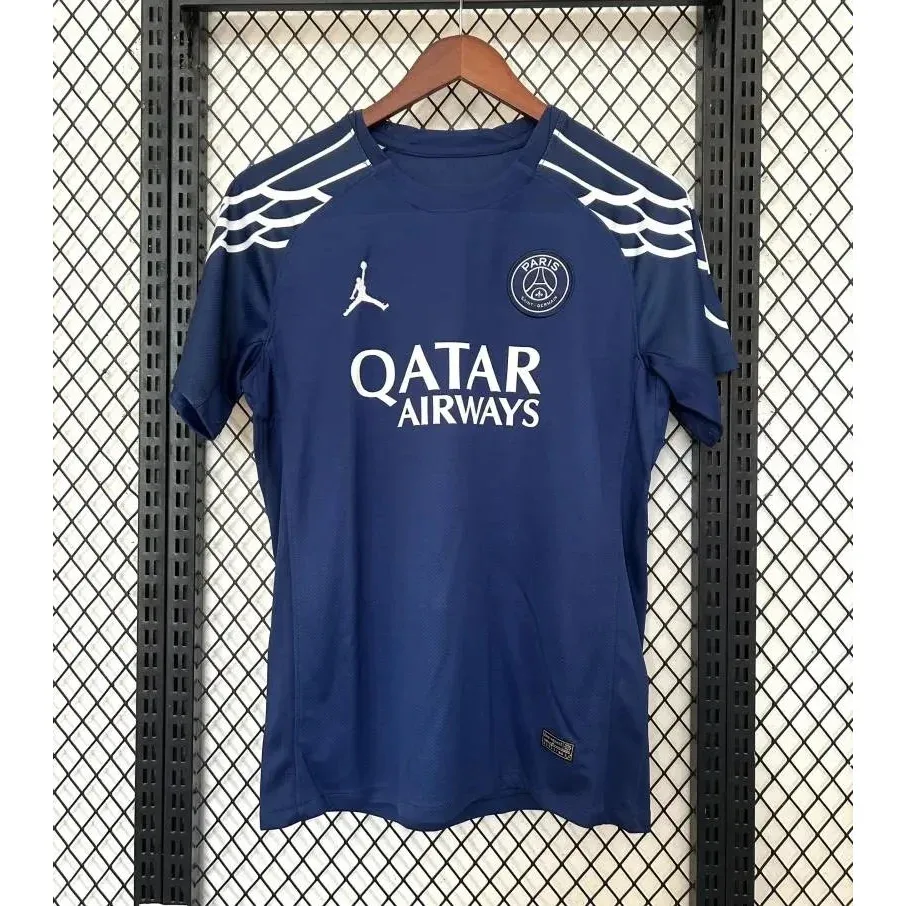 Jordan Nike Air Jordan Paris Saint-Germain Blue Soccer Jersey Navy - 1