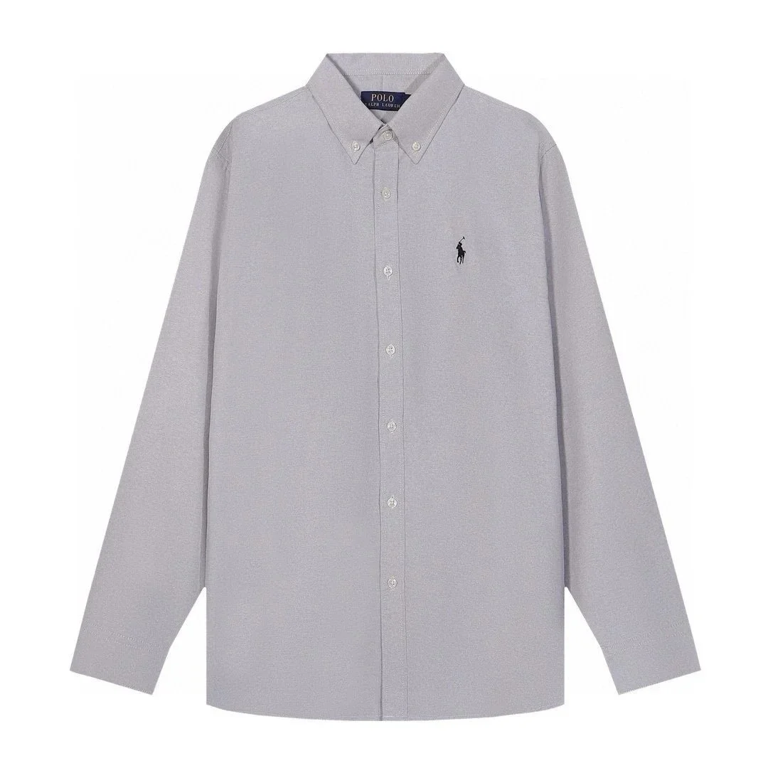 Polo Ralph Lauren Polo Ralph Lauren Classic Logo Light Grey Shirt Grey - 1