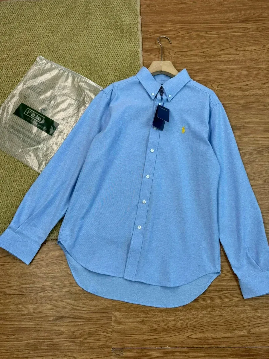 Polo Ralph Lauren Polo Ralph Lauren Classic Logo Light Blue Button-Up Shirt Blue - 1