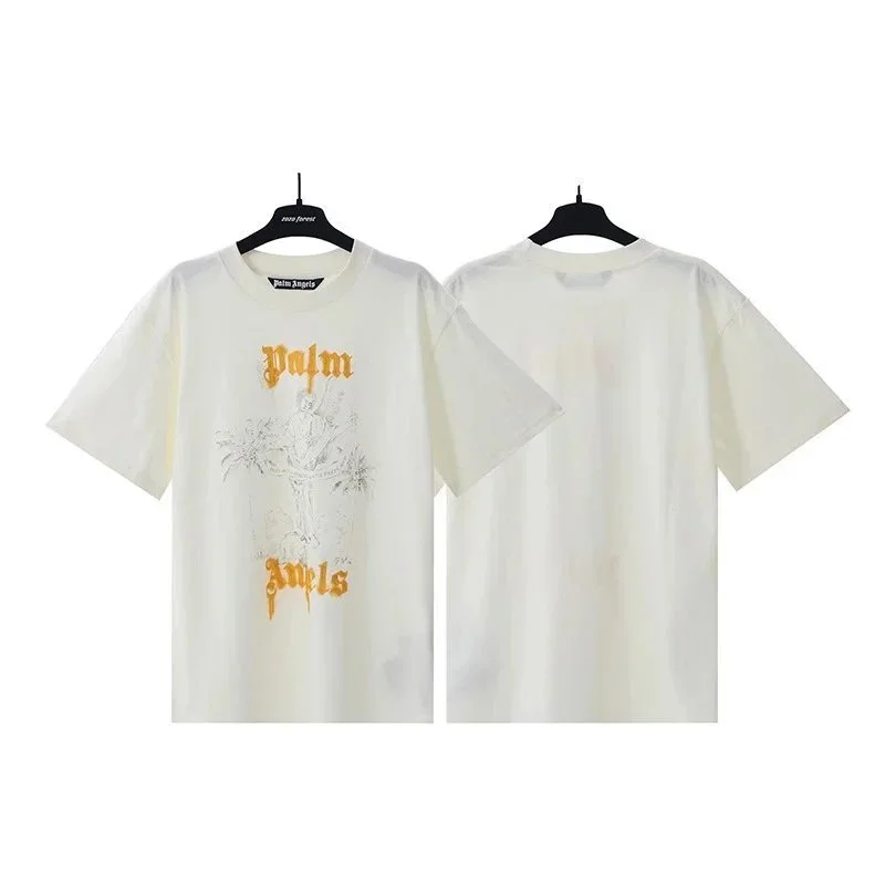 Palm Angels Palm T-Shirt White/Orange Graphic