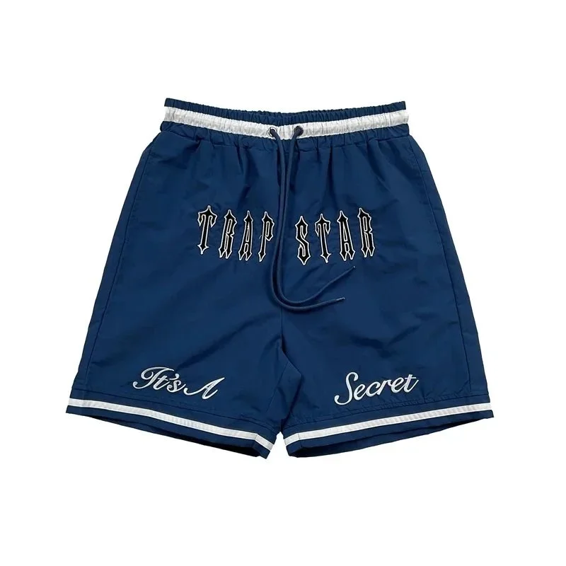 Trapstar Trapstar Navy 'It's A Secret' Basketball Shorts Navy - 1