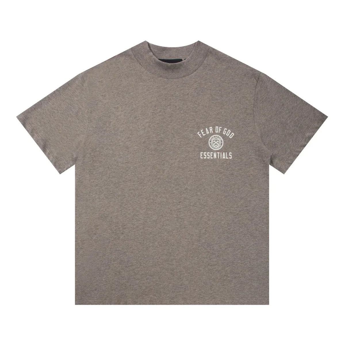 Fear of God Fear of God Essentials Heather Grey T-Shirt Grey - 1