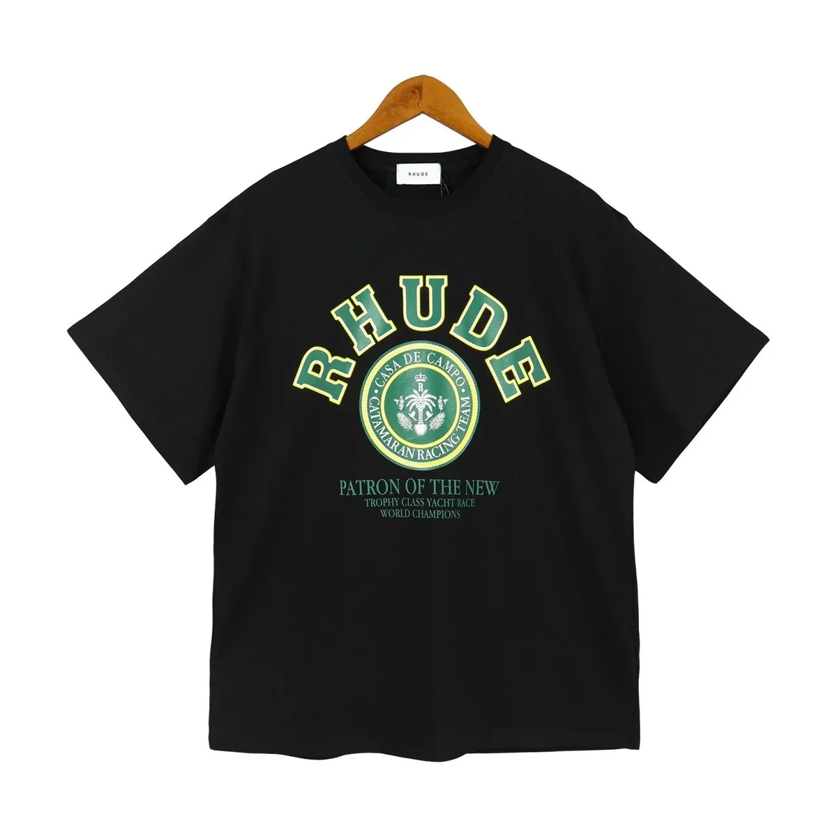 Rhude Rhude Patron of the New Black T-Shirt Black - 1
