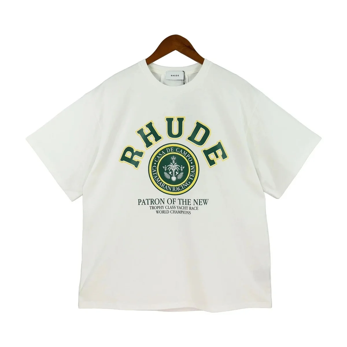 Rhude Rhude Patron of the New White T-Shirt White - 1