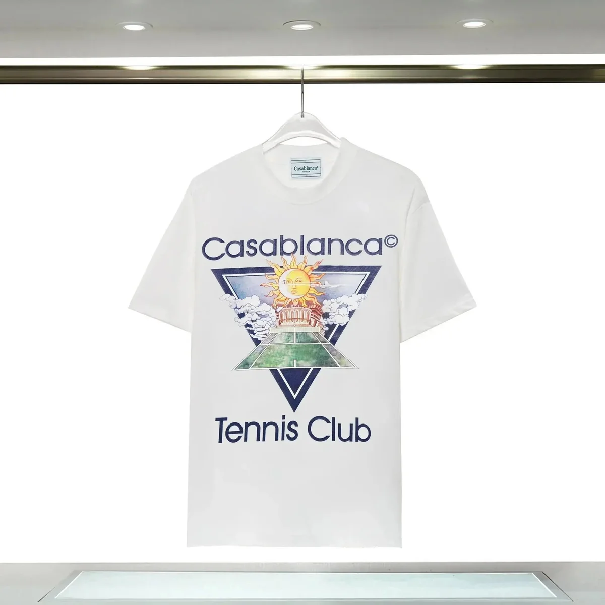 Casablanca Casablanca Tennis Club White Graphic T-Shirt White - 1
