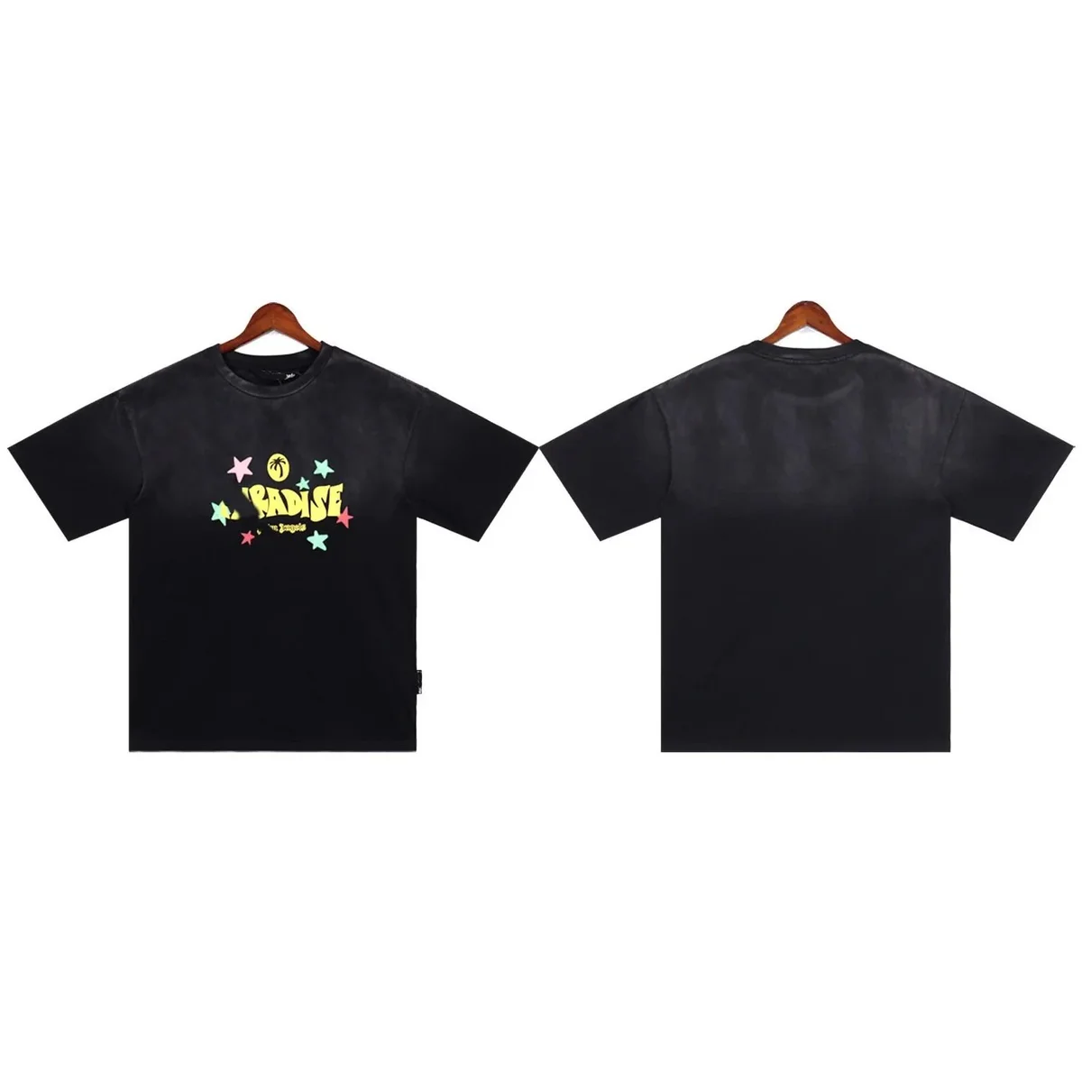 Other Black Paradise Graphic T-Shirt Black - 1