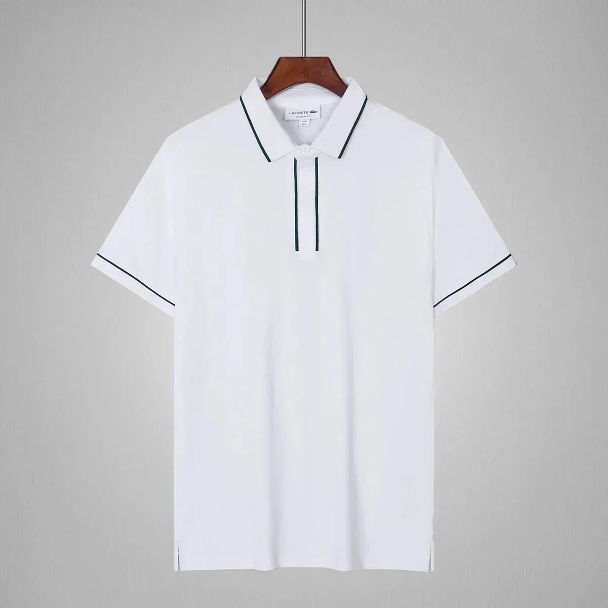 Lacoste Lacoste L.12.12 White Polo Shirt with Green Trim White - 1