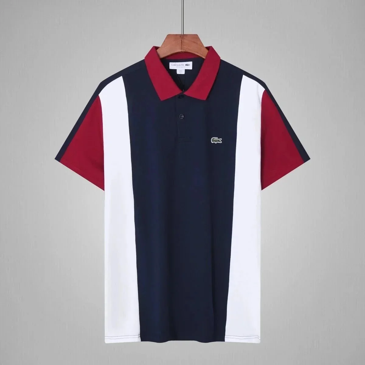 Lacoste Lacoste L.12.12 Polo Shirt Red/White/Navy Navy - 1