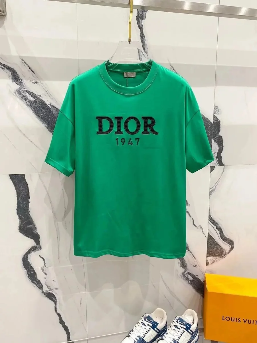 Dior Dior Green '1947' Embroidered T-Shirt Green - 1