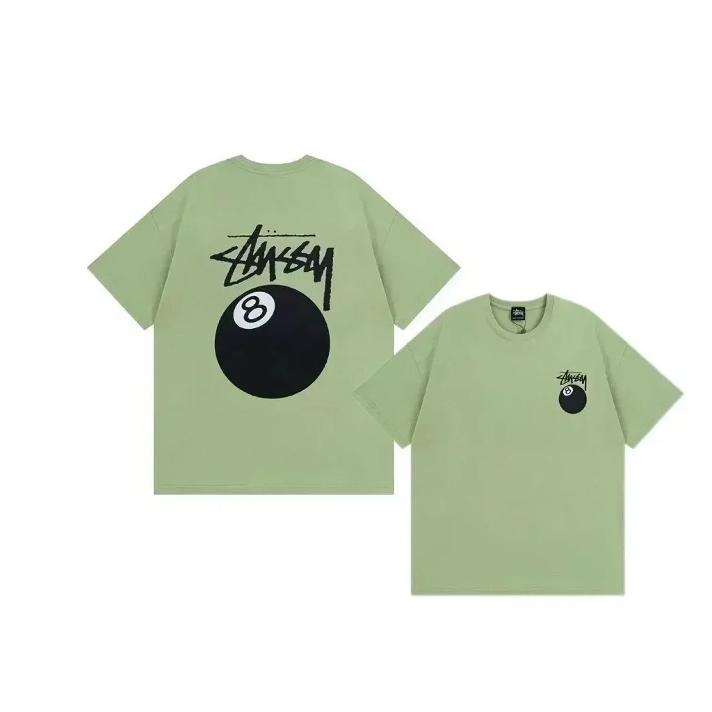 Stussy Stussy 8-Ball Oversized T-Shirt Olive Green Green - 1