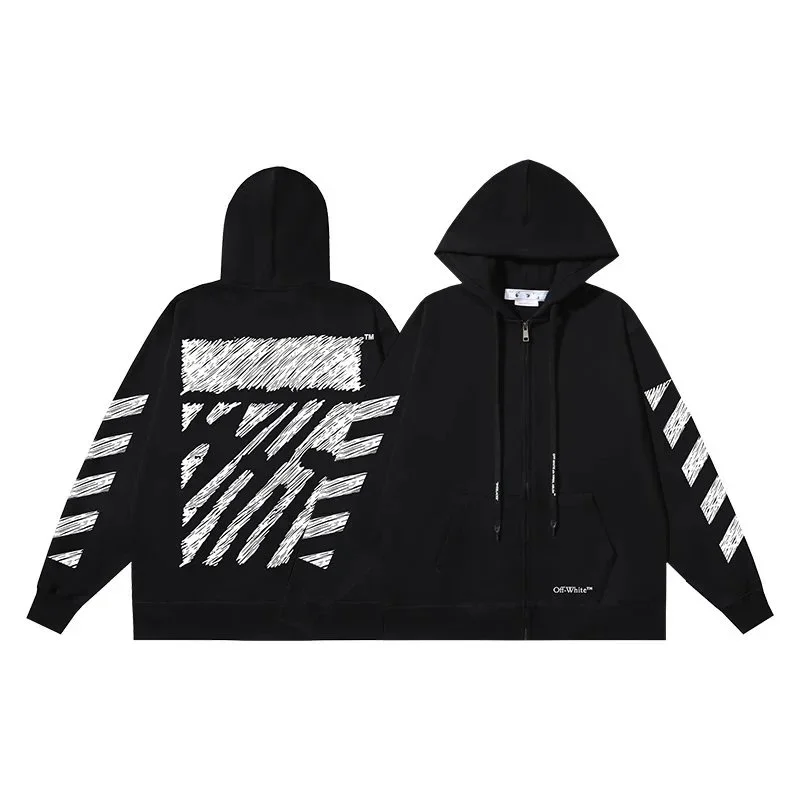 Off-White Off-White OW Out Of Office Black Hoodie Black