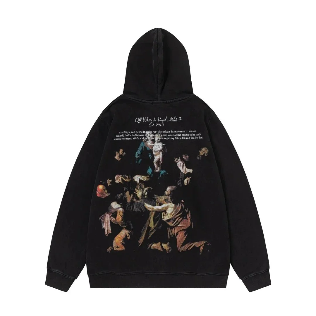 Off-White Off-White OW Off-15 Black Hoodie Black - 1