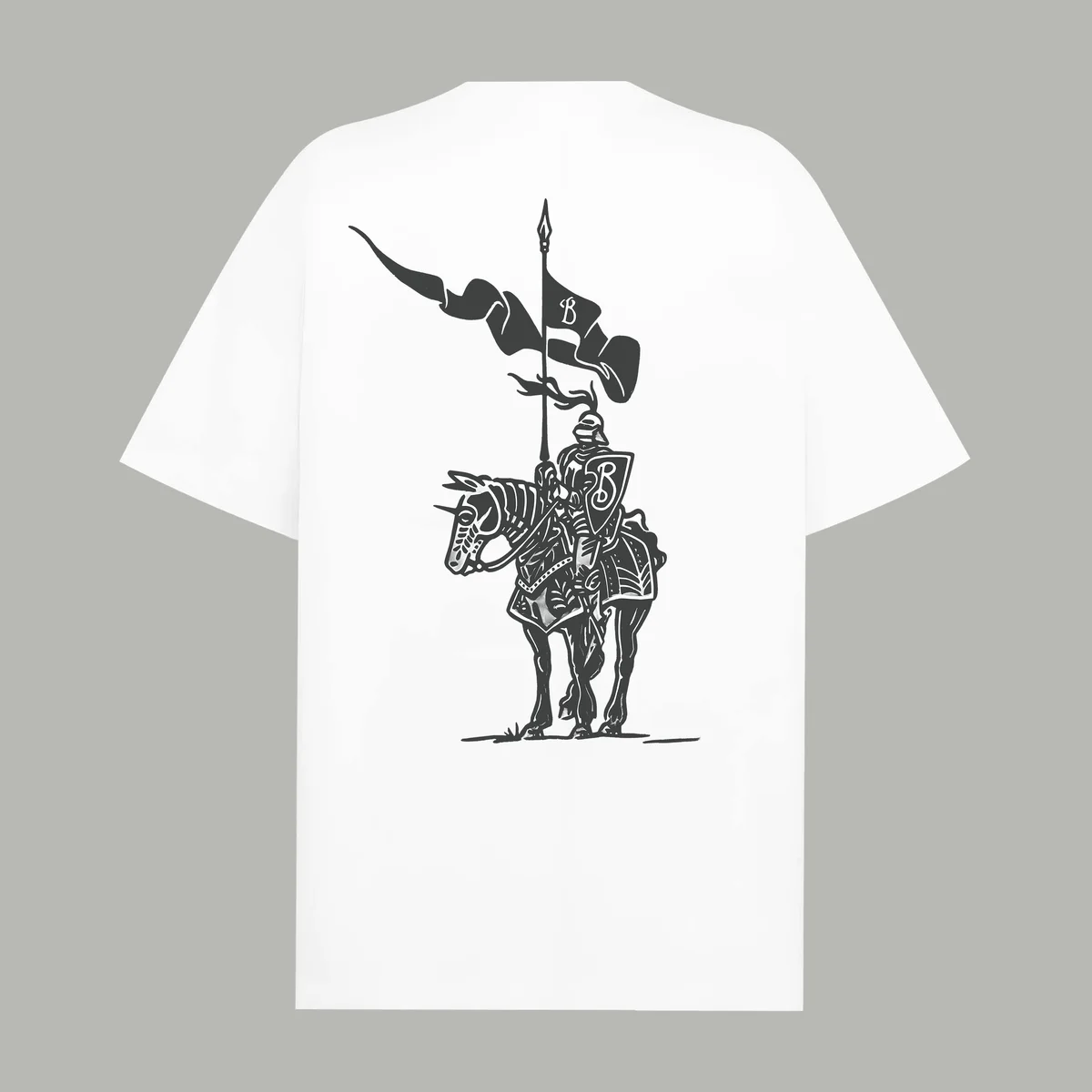 Other Unisex White Bur-17 Knight Rider T-Shirt White - 1