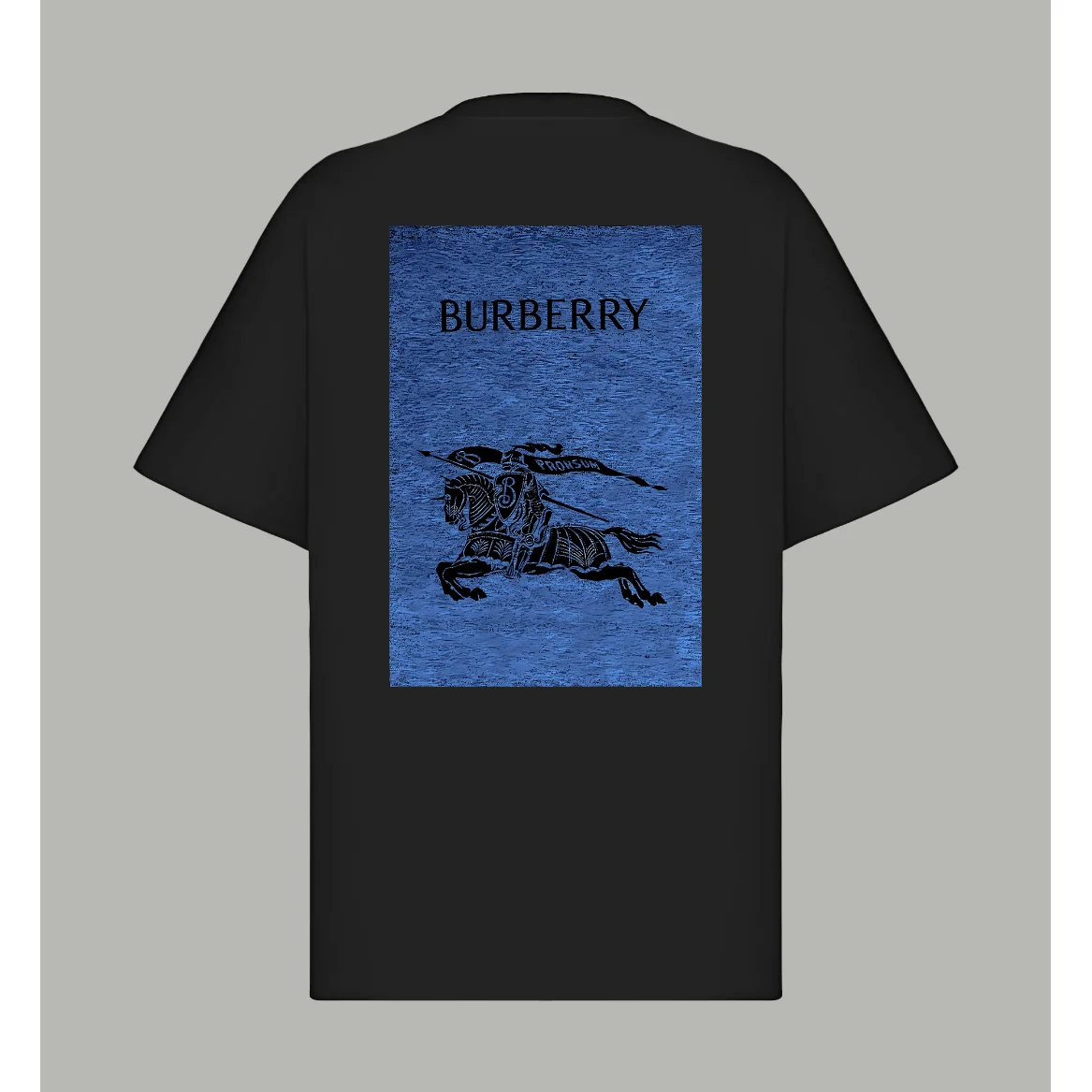 Burberry Burberry Bur-22 Black Knight T-Shirt Black - 1