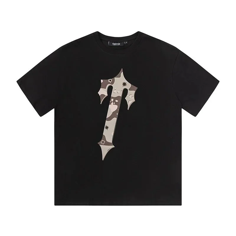 Trapstar Trapstar Desert Camo Cross T-Shirt Black Black - 1