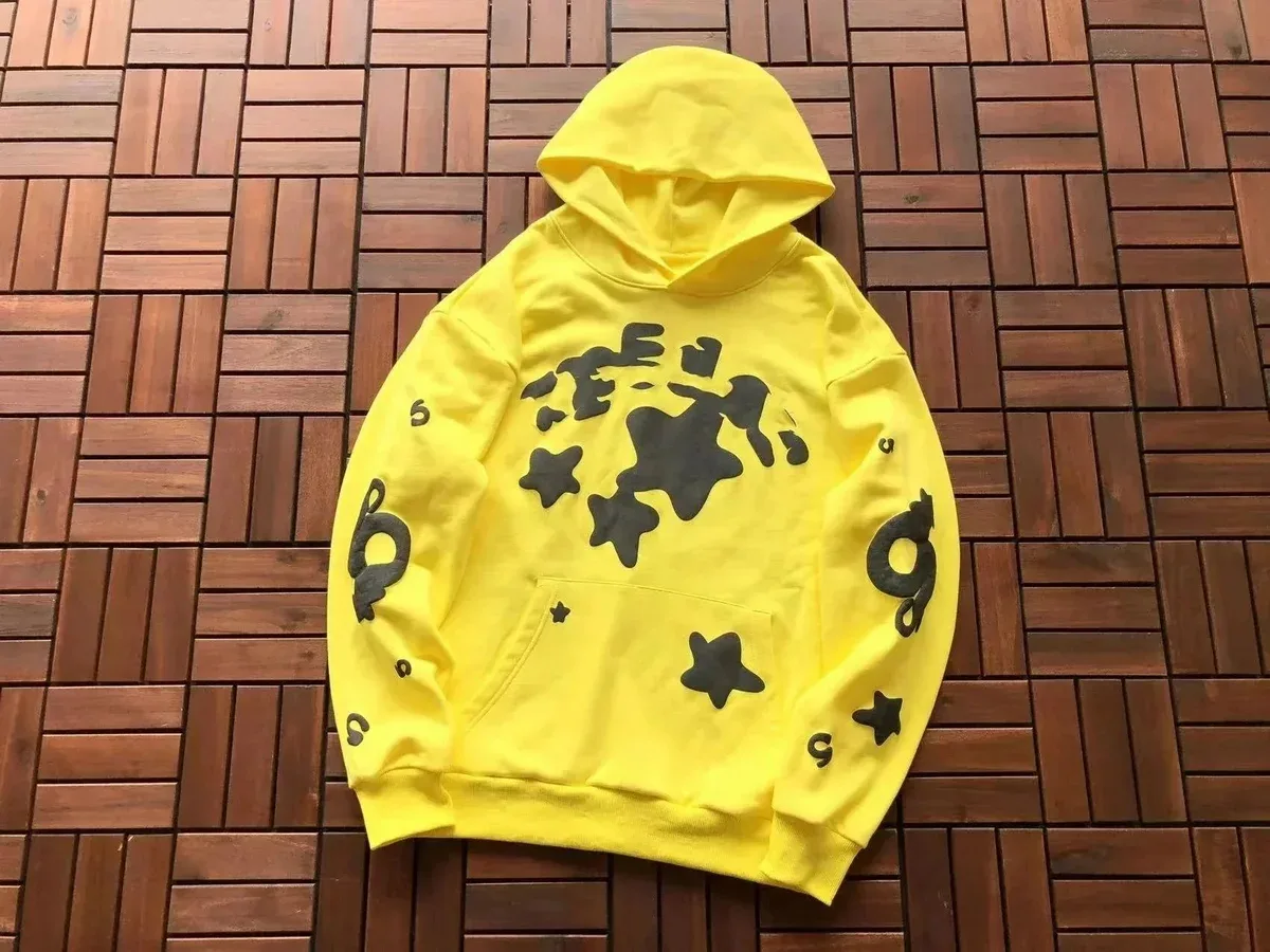 A Bathing Ape A Bathing Ape BAPE STA Yellow Star Print Hoodie Yellow - 1
