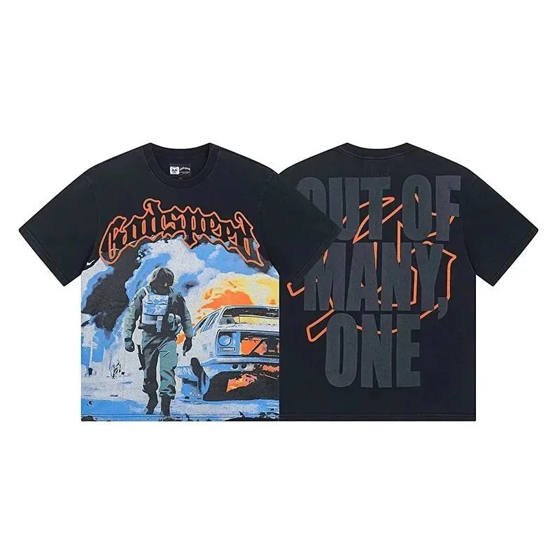 Godspeed Godspeed Out of Many, One Black T-Shirt Black - 1