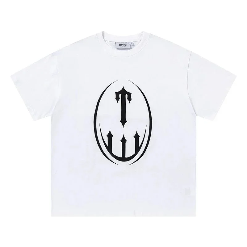 Trapstar Trapstar White Black Logo T-Shirt White - 1