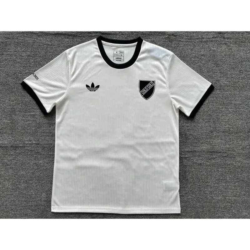 Adidas Adidas Three Stripes White Black Ringer T-Shirt White - 1