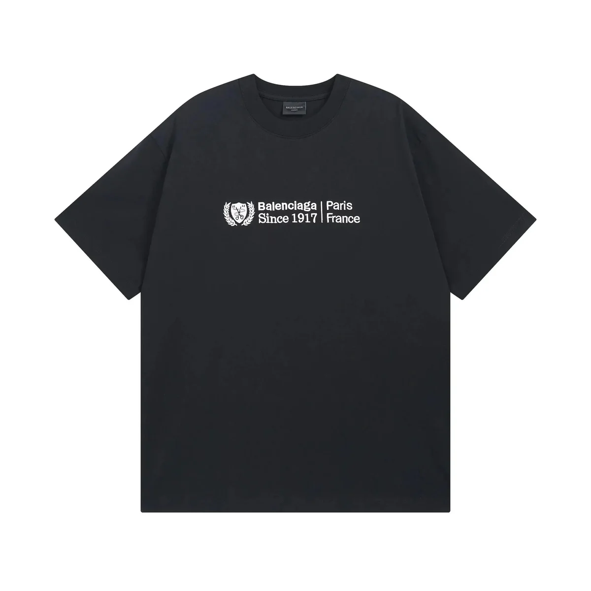 Balenciaga Balenciaga Black 'Since 1917' T-Shirt Black - 1