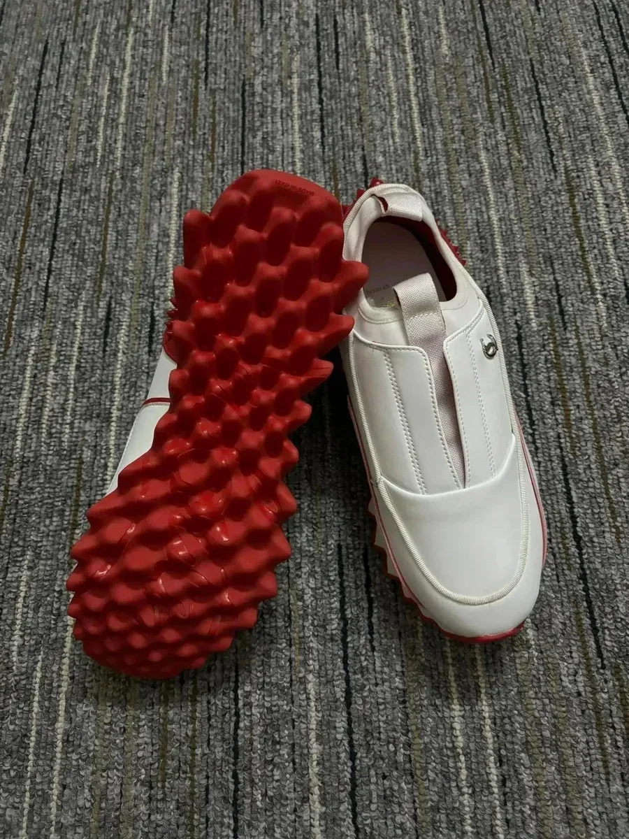 Christian Louboutin Christian Louboutin Pigalle White Red Sneakers White - 1