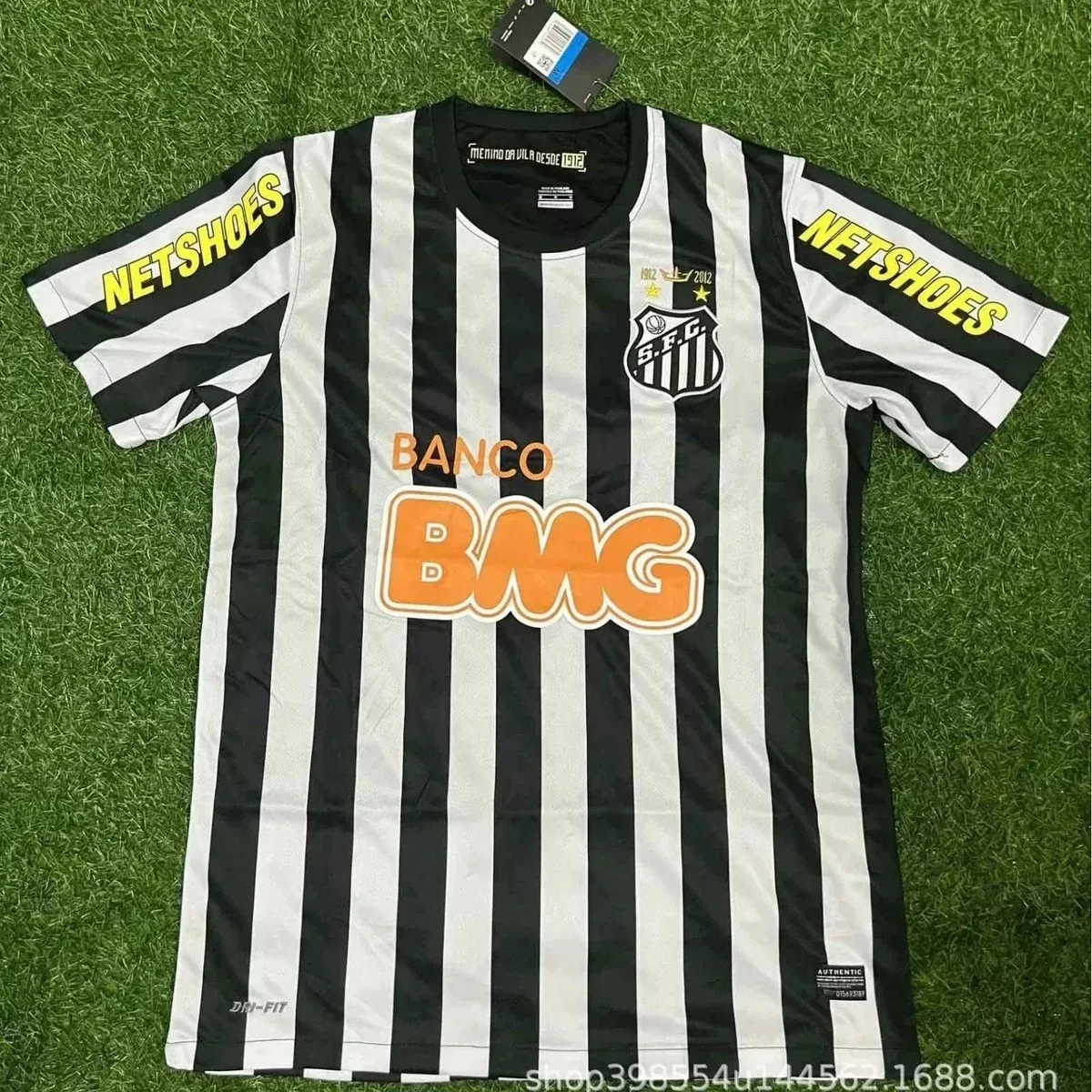 Nike Nike Santos FC Black & White Jersey Black - 1