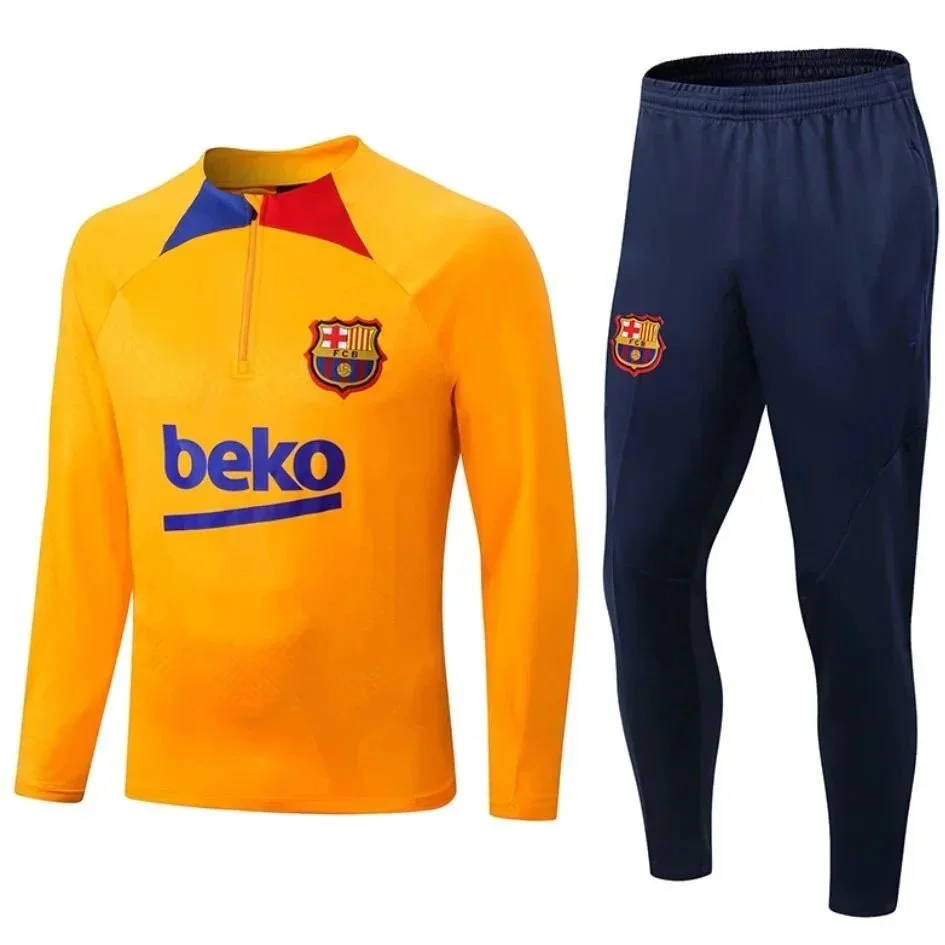 Adidas Adidas Trefoil FC Barcelona Training Suit Yellow/Blue Yellow - 1
