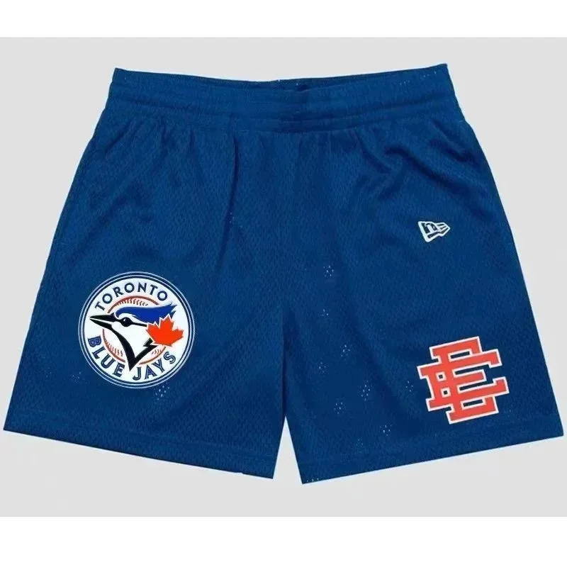 New Era New Era Toronto Blue Jays Blue Mesh Shorts Blue - 1