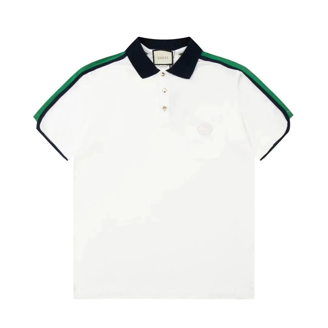 Gucci Gucci GG Marmont Polo White with Green & Navy Trim White - 1