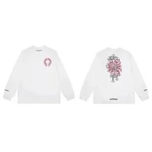 Other White Floral Print Long Sleeve T-Shirt White - 1
