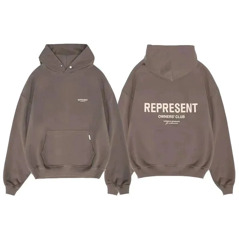 Represent Represent Owners Club Grey Hoodie Grey - 1