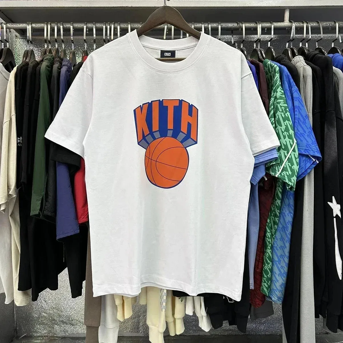 Kith Kith White Basketball T-Shirt White - 1