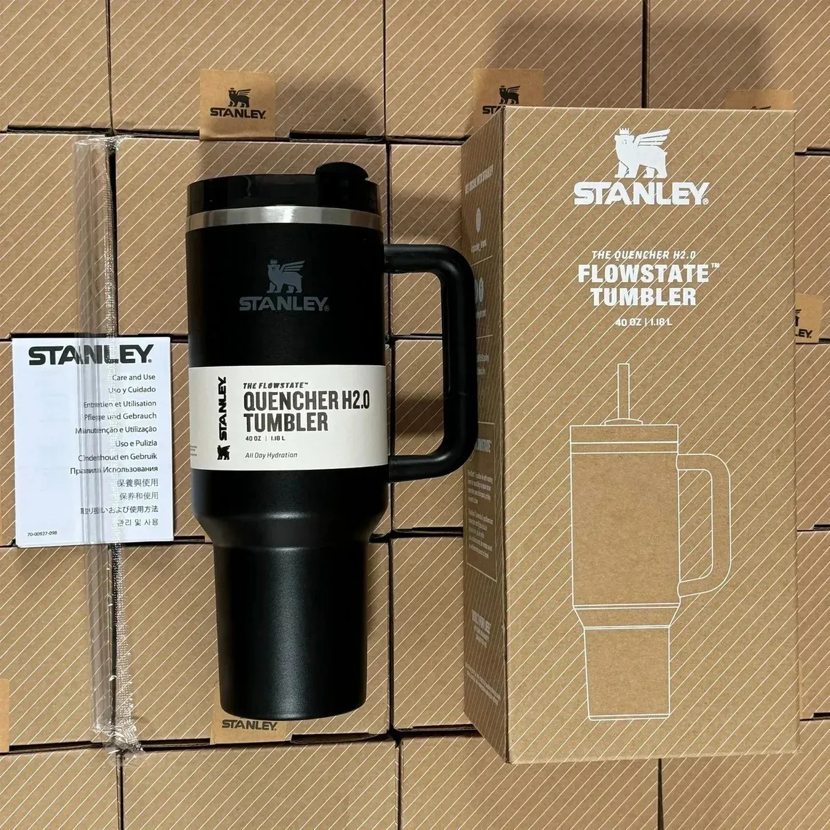 Stanley Stanley Quencher H2.0 Flowstate Tumbler Black Black - 1