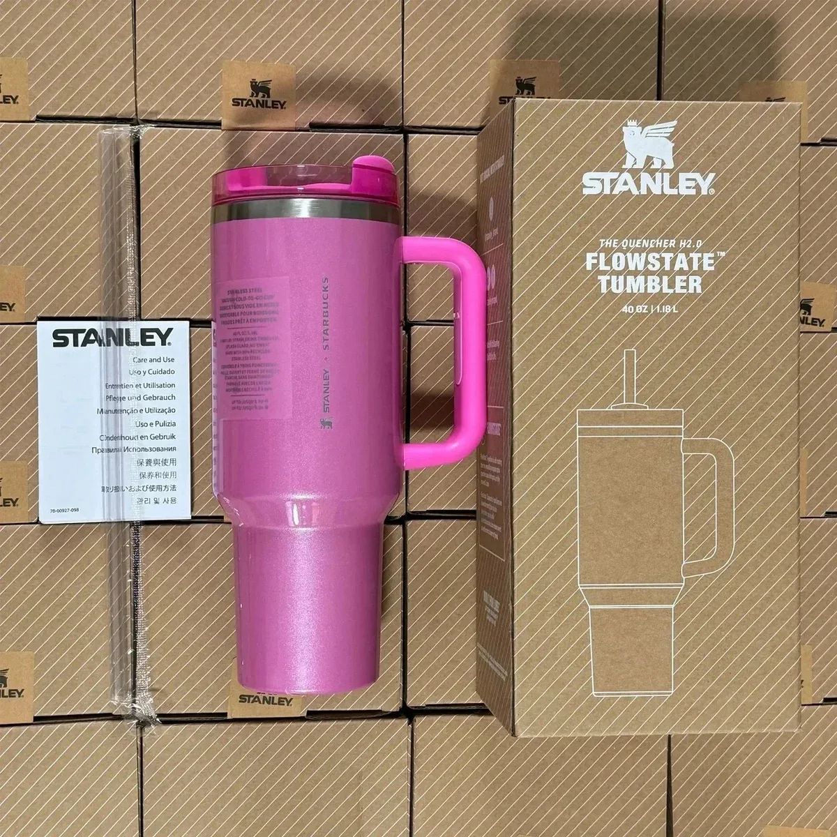 Stanley Stanley Quencher H2.0 Flowstate Tumbler Pink Pink - 1