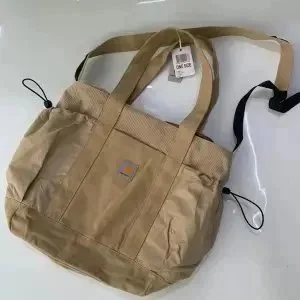 Carhartt Carhartt Detroit Canvas Tote Bag Khaki Beige - 1
