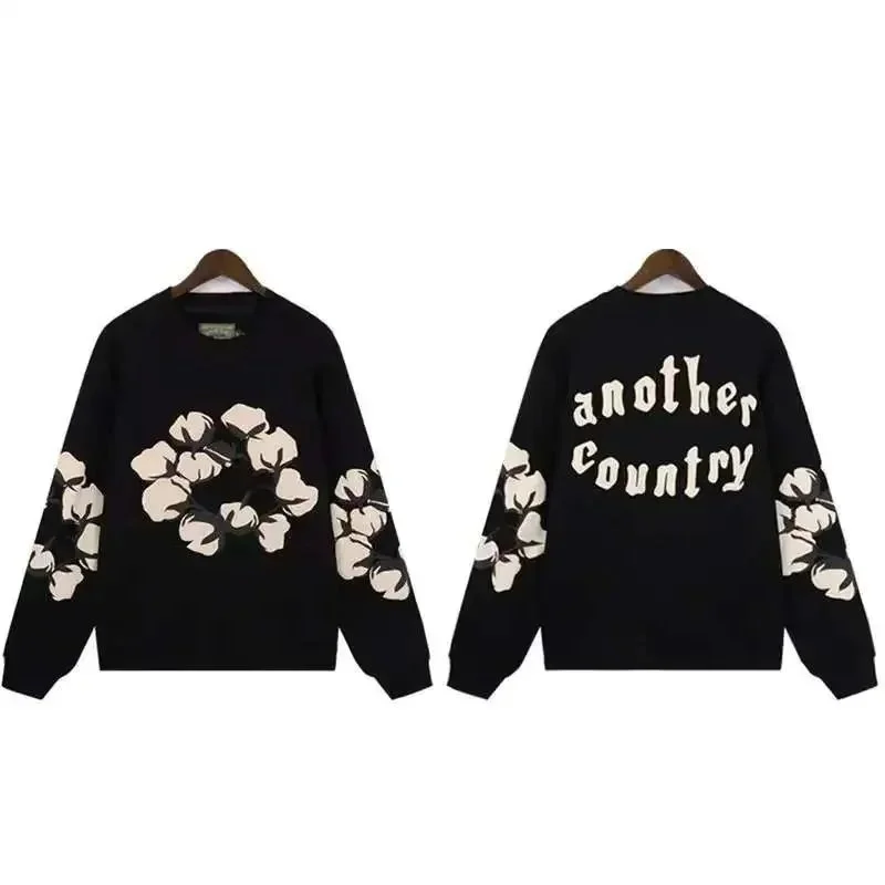 Other Black 'Another Country' Cotton Sweatshirt Black - 1