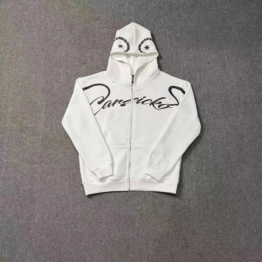 Other White 'Pancicko' Zip-Up Hoodie White - 1