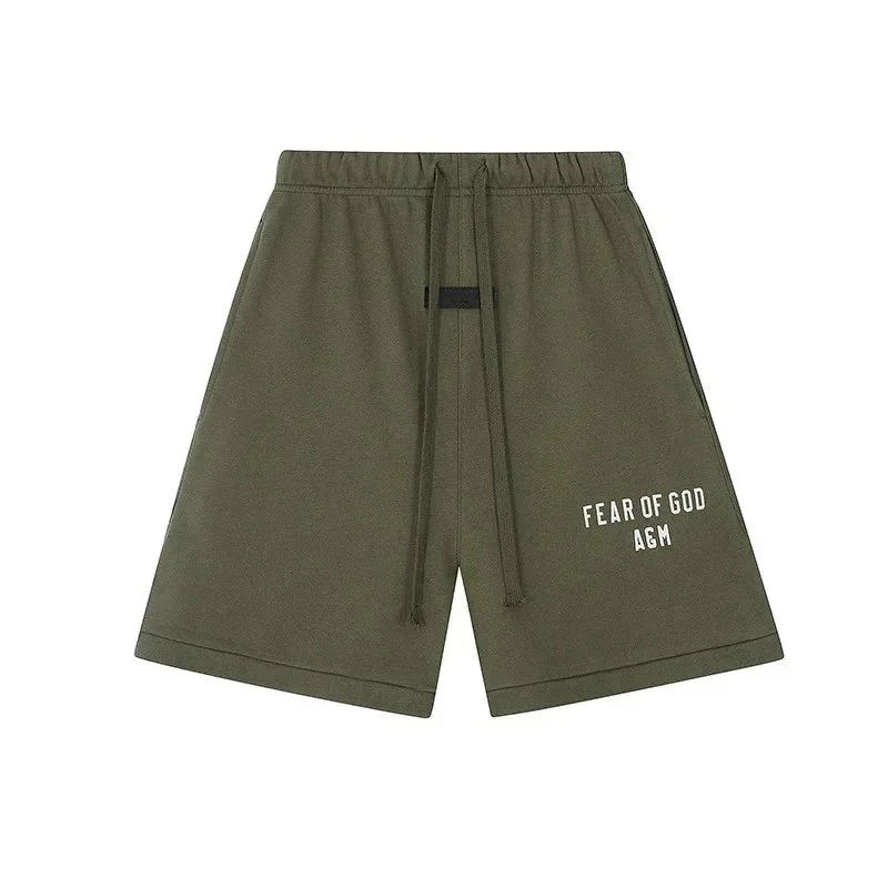 Fear of God Fear of God Essentials AGM Olive Shorts Multicolor - 1