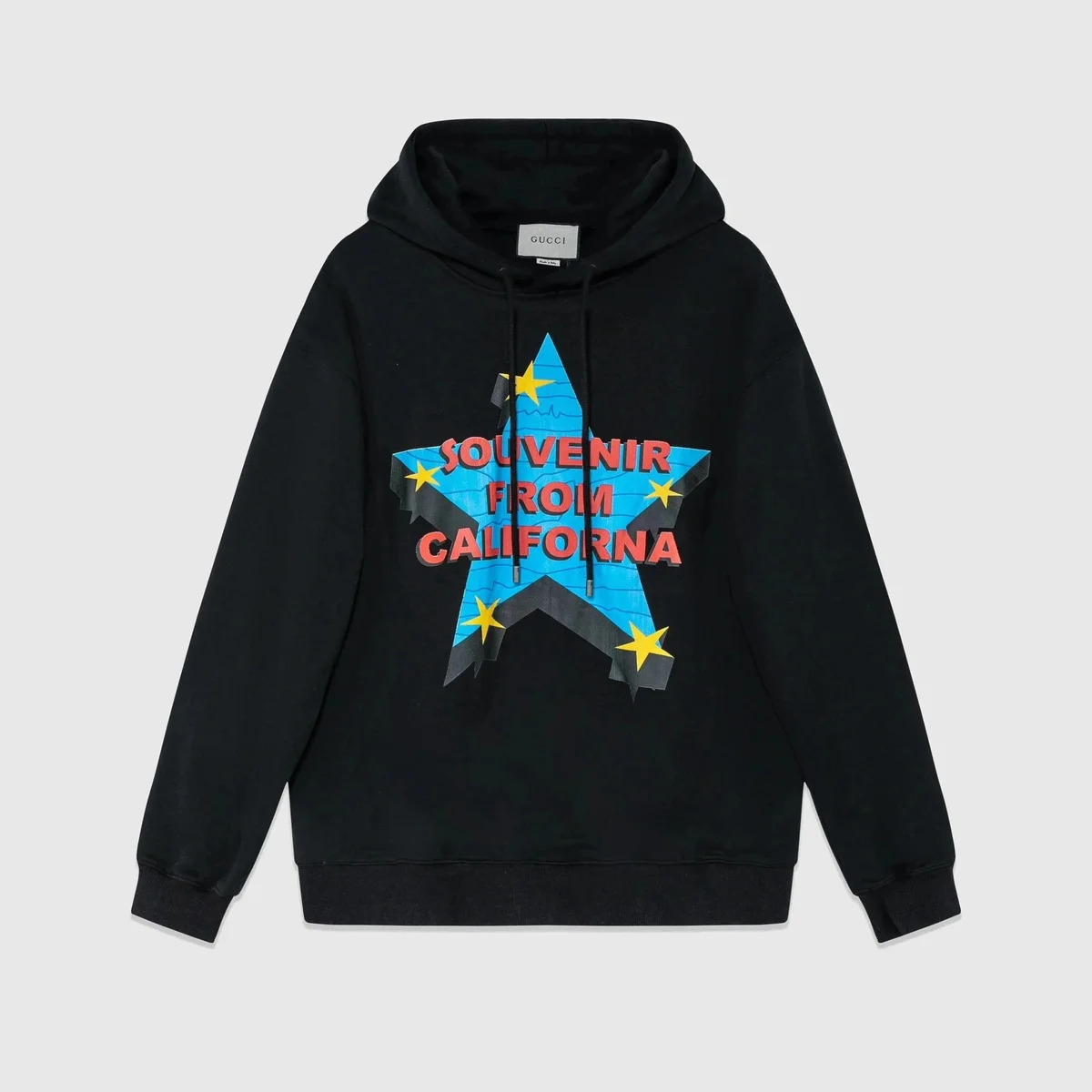 Gucci Gucci Souvenir From California Hoodie Black Black - 1