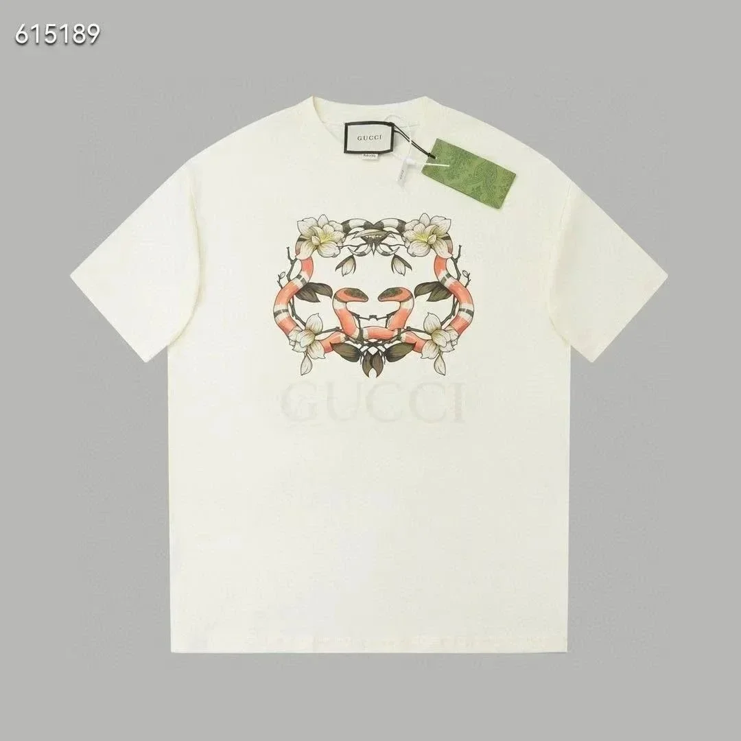 Gucci Gucci GG Marmont White Floral T-Shirt White - 1