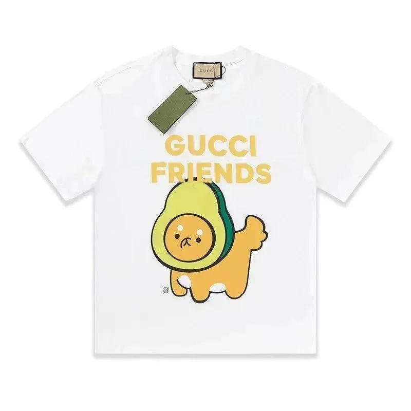 Gucci Gucci Friends Avocado Dog White T-Shirt White - 1